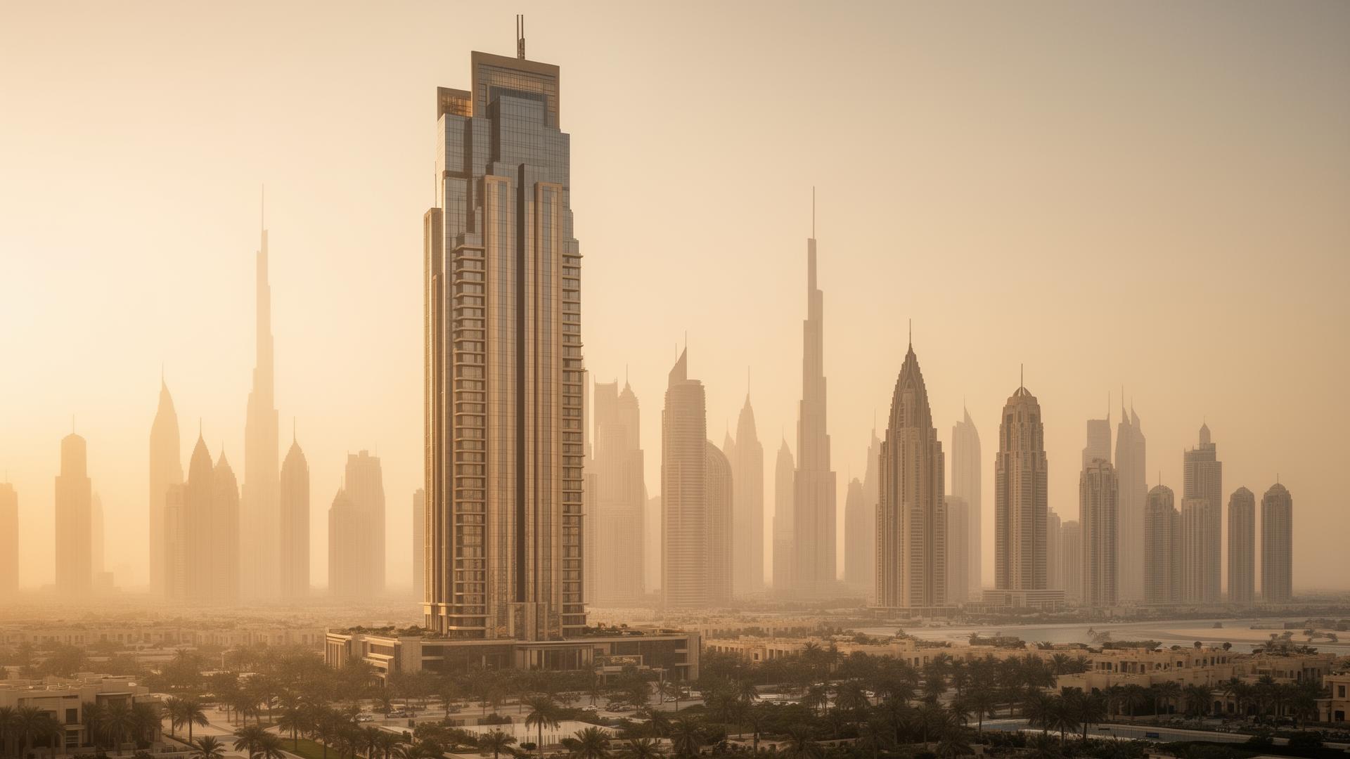 Luxury Dubai skyline